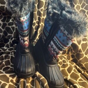 JANDS Women’s Winter  Rain /Snow Super Warm Boots